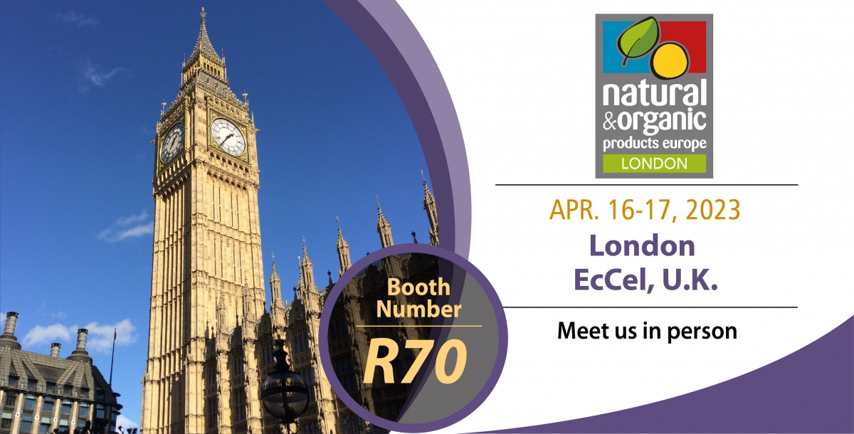 Nutraceutical Powder Supplier at Natural & Organic Products Europe