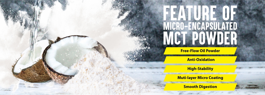 Suppliler of Micro-encapsulated MCT Oil Powder in wholesale and bulk